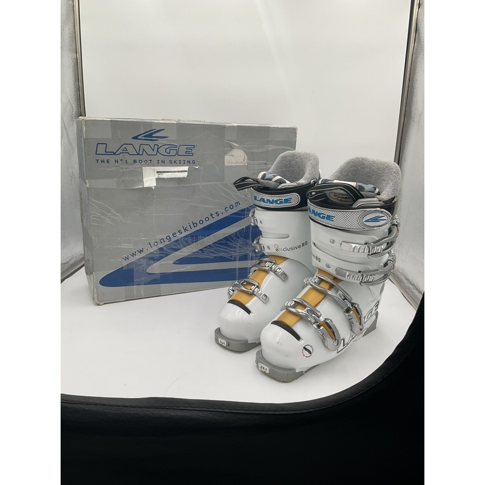Lange Exclusive 60 Women's Ski Boots Mondo Size 24.5